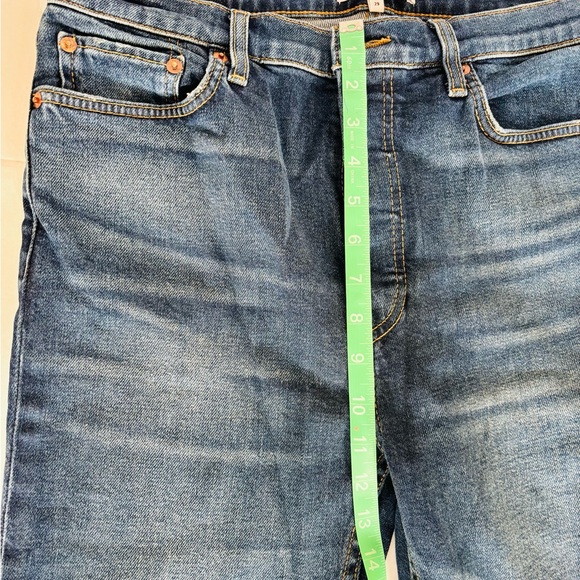 Re/Done high rise ankle crop jeans - Picture 5 of 10